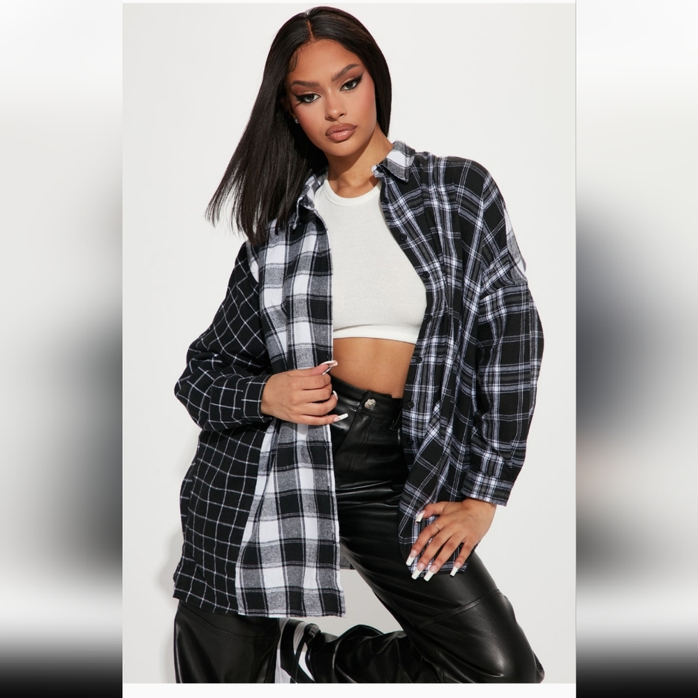Fashionnova flannel top